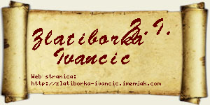 Zlatiborka Ivančić vizit kartica